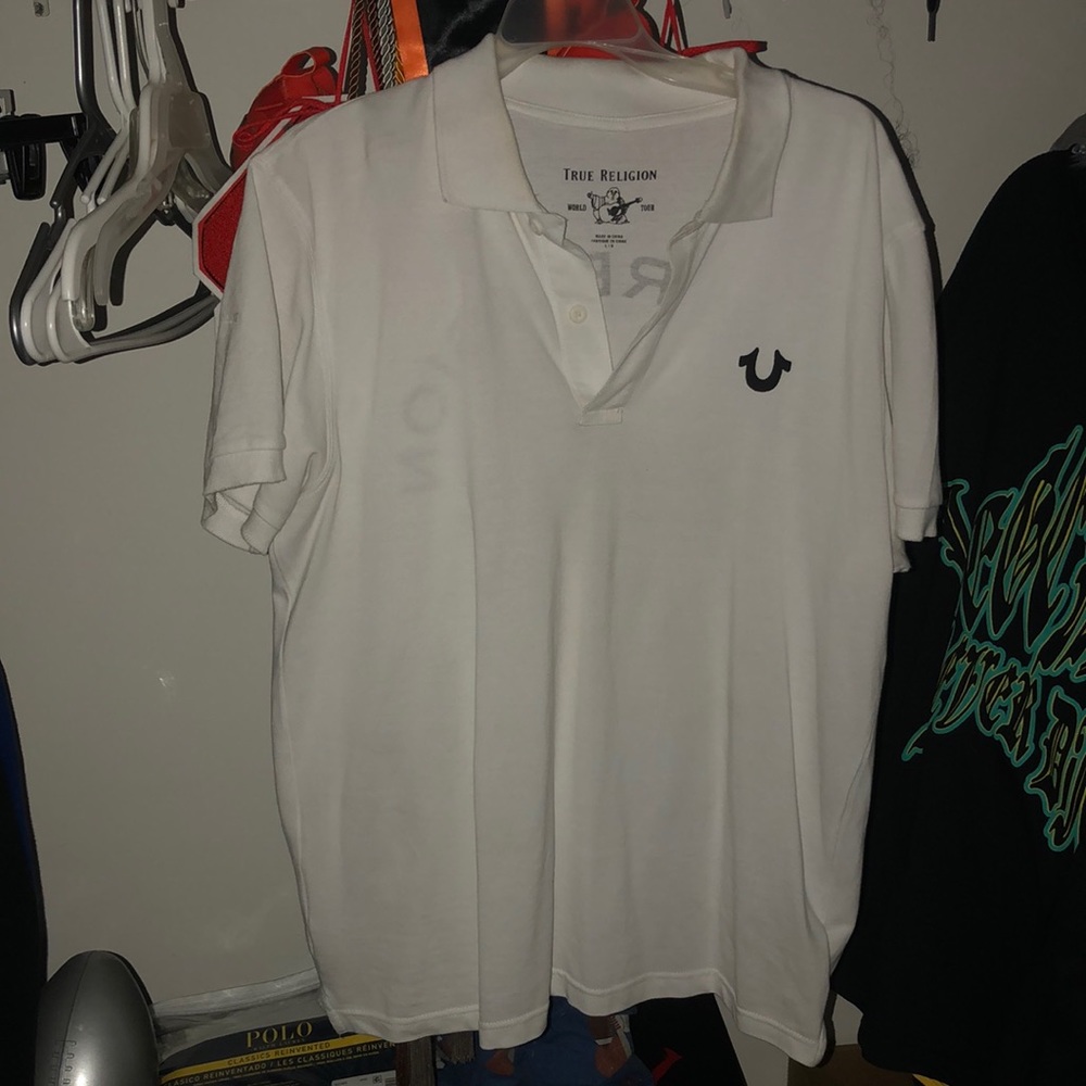 True religion collar shirt
